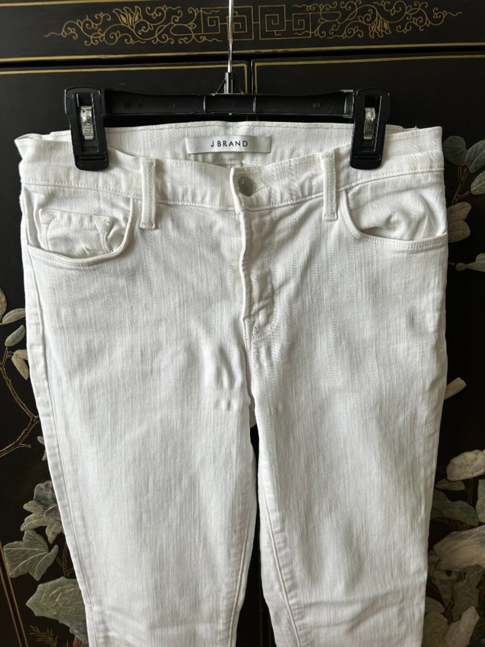 J Brand 811 White Mid-Rise Skinny Jeans 27 - Picture 5 of 9